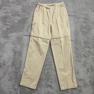 Guide Series Vintage Hiking Pants Women 8 Zip Off Shorts Roll Up Button To Capri